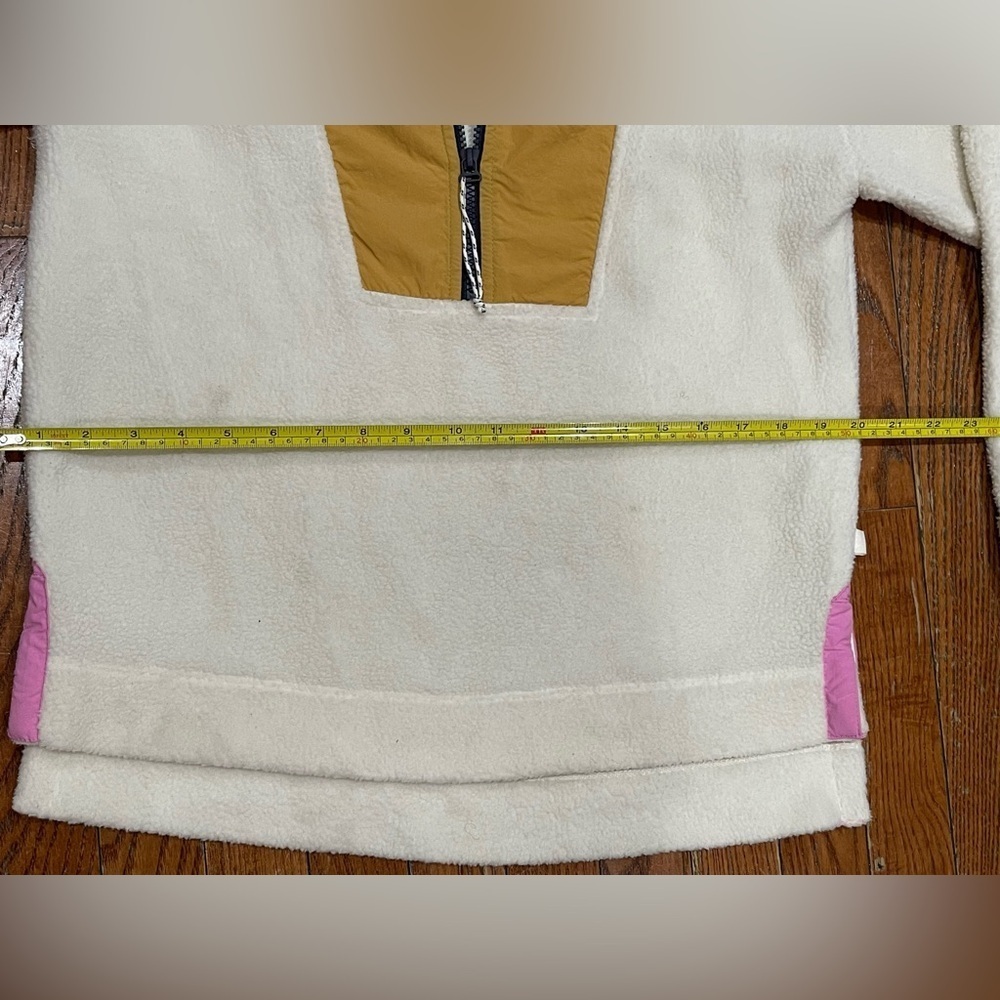 Free Assembly Stylish Fleece Jacket - Cream, Pink, Tan - Picture 6 of 13